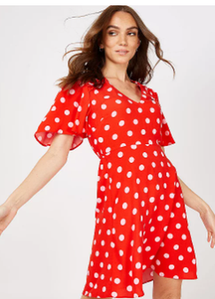Суперціна! нове плаття в горох розмір george натуральна тканина