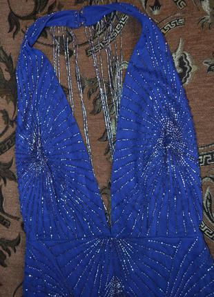 Платье asos с перьями украшениями5 фото