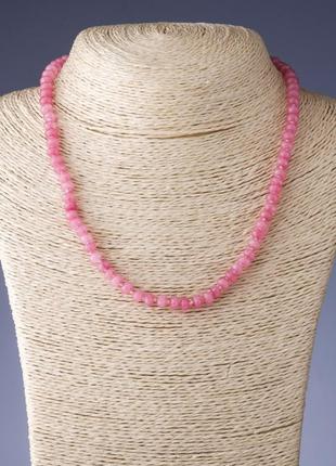 Бусы турмалин граненная шайба