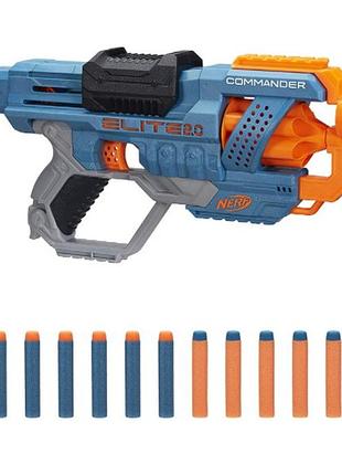 Nerf elite 2.0 commander rd-6 e9485 hasbro нерф пістолет іграшкова зброя іграшкова зброя