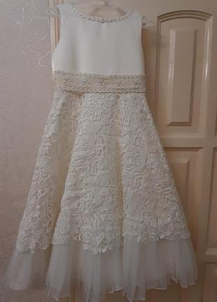 Платье новогоднее, снежинка, зима