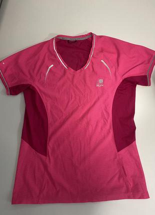 Спортивна футболка рожево-неонова фуксія karrimor run / р. 141 фото