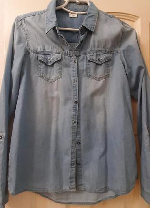 Сорочка джинсова розмір 170