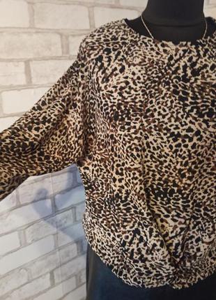 Блуза с леопардовым принтом primark3 фото