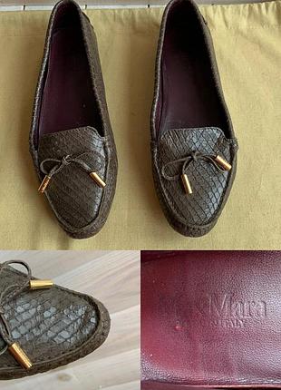 Maxmara лоферы /мокасины оригинал кожа