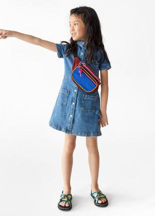 Джинсовое платье zara