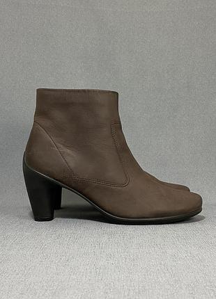 Удобные ботинки ecco, 42р, натуральная кожа, оригинал⚜️