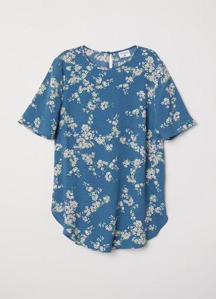 Блуза в цветочный принт zara h&m