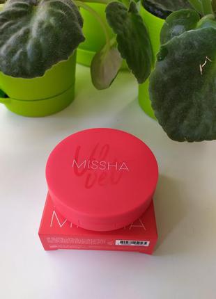 Missha velvet finish cushion spf50+/pa+++ миша кушон тональное средство5 фото