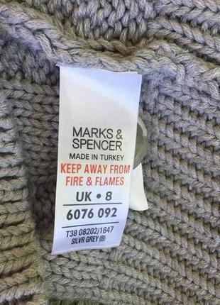 Болеро в'язаний кардиган кофточка marks & spencer 50% бавовна7 фото