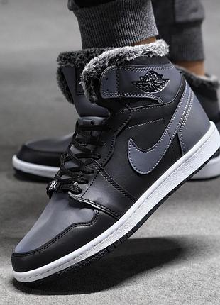 💢💢 новинка 💢💢💢 черевики air jordan 1 retro high хутро -20с° ❄️❄️❄️