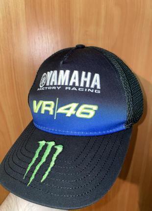 Бейсболка трекер yamaha valentino rossi 46 monster energy, оригинал, one size