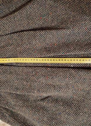 Женственная юбка мини hobbs n.w.3  размер 12, шерсть 80% 'твид', подкладка ацетат. состояние отличное.4 фото