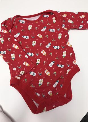 Боді новорічний / новогодний боди