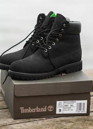 Женские ботинки timberland черные зима мех скидка sale | жіночі черевики знижка розпродаж