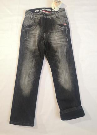 Джинсы на флисе