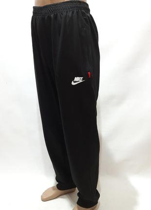 Чоловічі штани під манжет (більше розміри) в стилі nike відмінної якості чорні