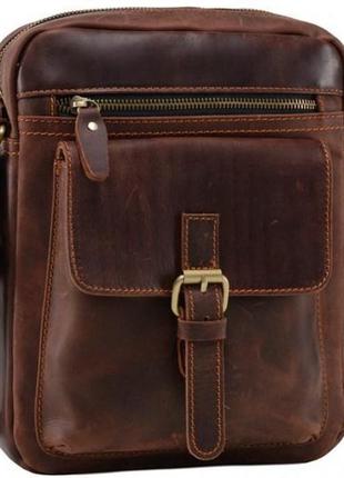 Сумка мужская vintage 14638 из винтажной кожи рыжий