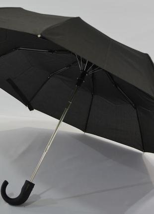 Мужской зонт полуавтомат на 10 карбоновых спиц системы от фирмы "bellissimo"2 фото