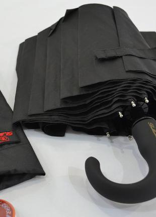 Мужской зонт полуавтомат на 10 карбоновых спиц системы от фирмы "bellissimo"