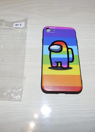 Чохол apple iphone 7 амонг ас , among us дизайнерські чохли