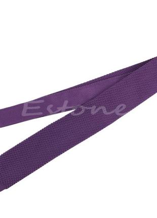 Галстук вязаный фиолетовый