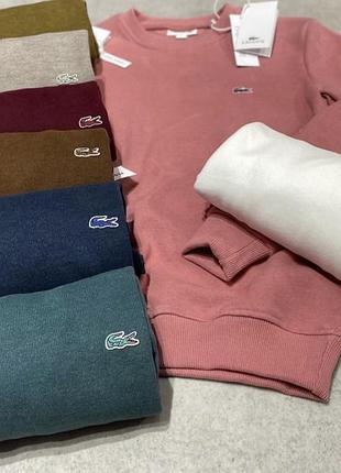 Lacoste чоловіча кофта гірчичний колір 4