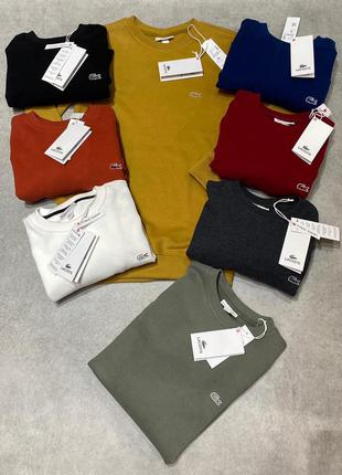 Lacoste чоловіча кофта цегла 🧱6 фото