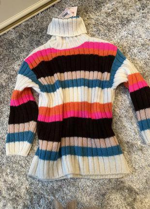 Осень фактурный свитер kontatto,италия.2 фото