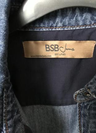 Bsbjeans,супер крутая джинсовая рубашка - вечная классика5 фото