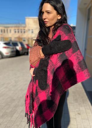 Будь яркой !теплый стильный шарфик❤️🎄❤️