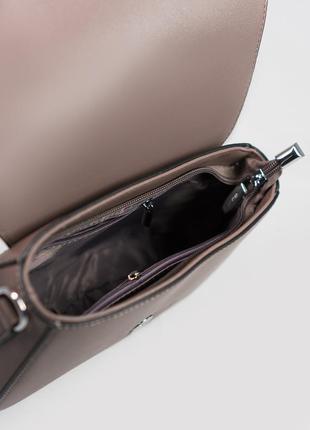 Каркасная маленькая сумочка кросс-боди из эко-кожи с клапаном через плечо2 фото