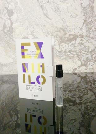Ex nihilo fleur narcotique💥original мініатюра пробник mini spray 2 мл книжка ціна за 1мл2 фото