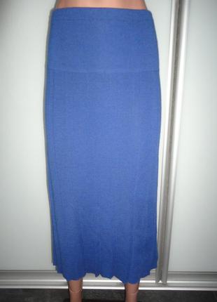 Дизайнерская шерстяная длинная юбка marc cain1 фото