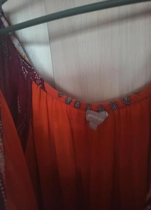 Платье 👗 в крестьянском стиле батал размер 4-5 xl4 фото