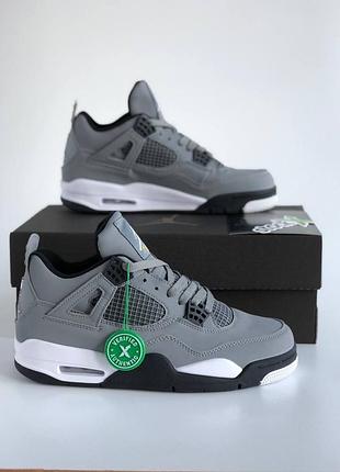 Nike air jordan 4 retro grey кроссовки!!!