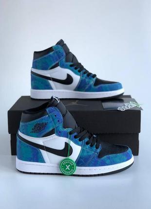 Nike air jordan 1 tie-dye кросівки!!!