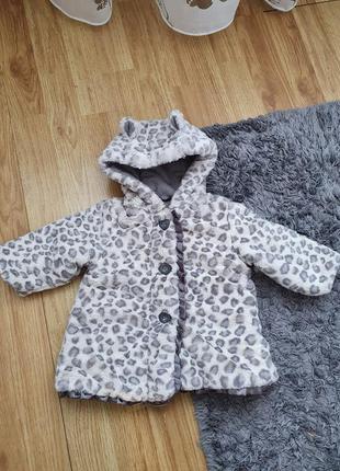 Стильна шубка дитяча тигрова