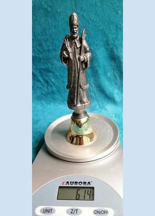 Дзвіночок святий миколай різдво зима новий рік номерний