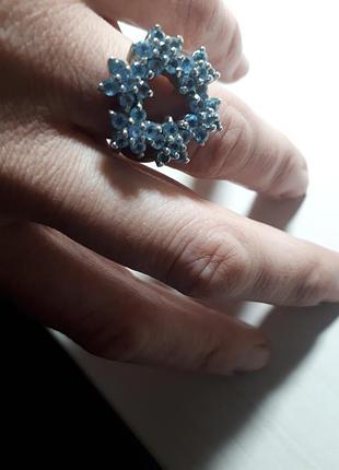Об'ємне кільце перстень 💙💍💎. 2