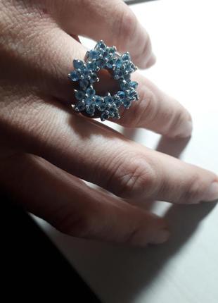 Об'ємне кільце перстень 💙💍💎.