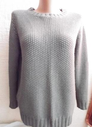 Свитерок букле. серый цвет. под джинсы. р. xl - mango casual