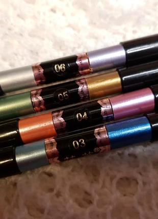 Карандаши  для глаз 2 в 1 huazhi