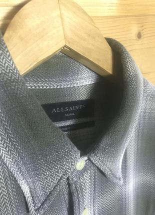 Allsaints flannel oversized сорочка3 фото