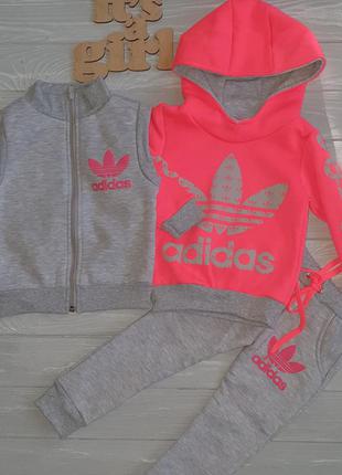 Костюм трійка, жилетка батник,костюм на флісі