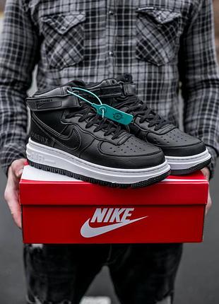 Кросівки nike air force mid gore-tex black\white