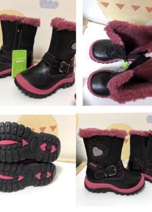 Зимові чоботи на дівчинку 21 розмір, дитяче взуття,, зимове взуття,чоботи на дівчинку