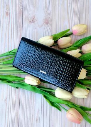 Гаманець жіночий шкіряний чорний balisa