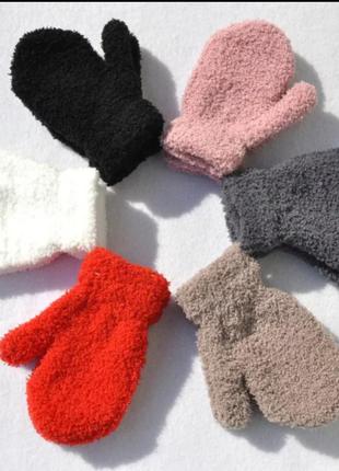 Дитячі теплі рукавички рукавиці