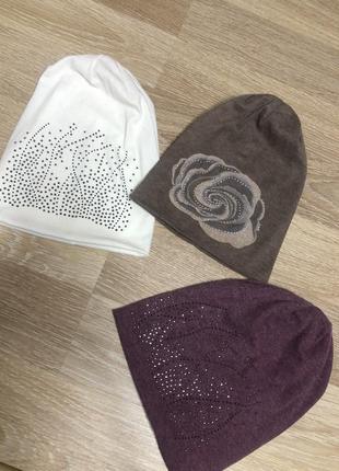 Шапка тонка трикотажна